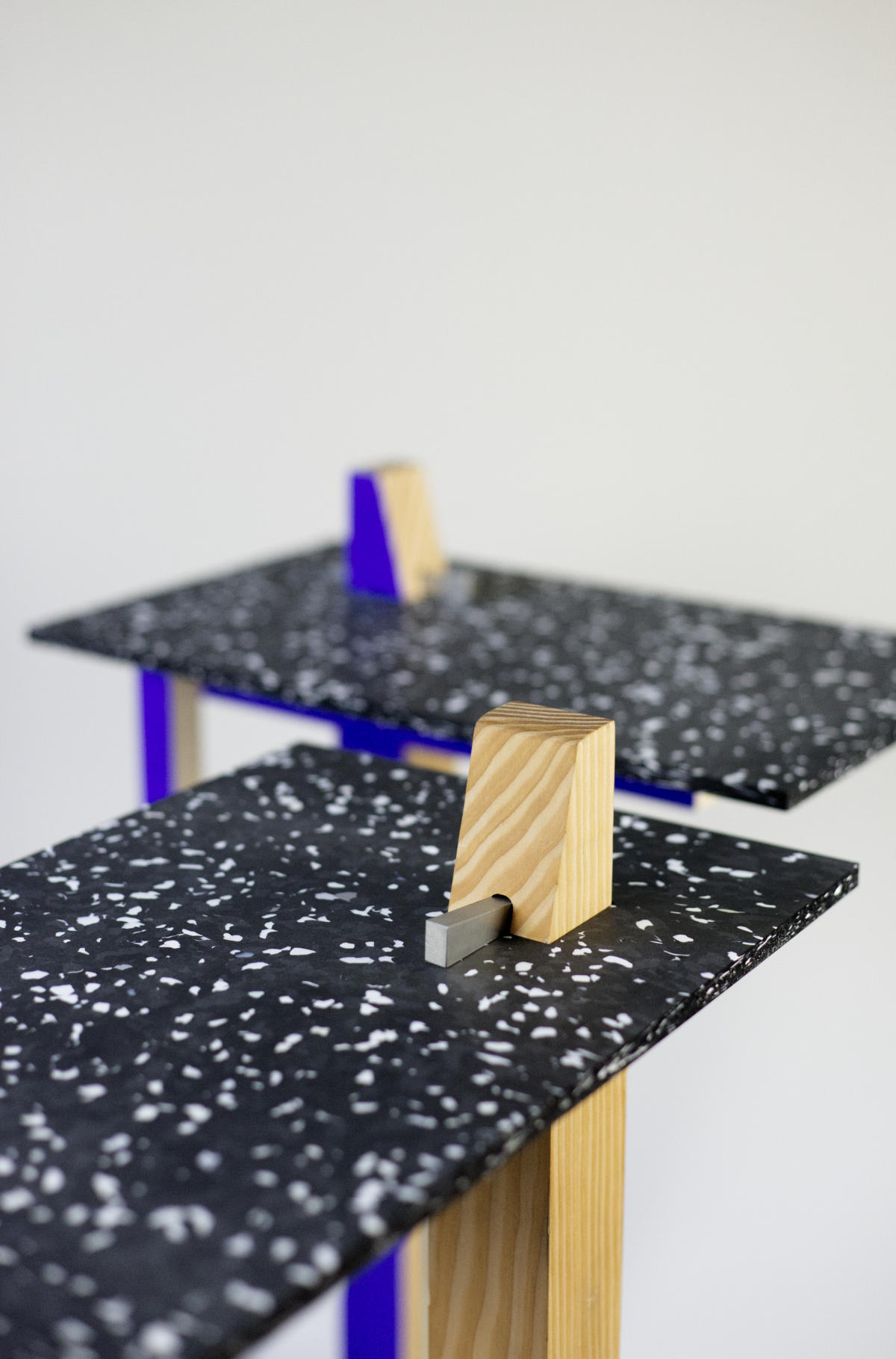 WEDGED SIDE TABLE