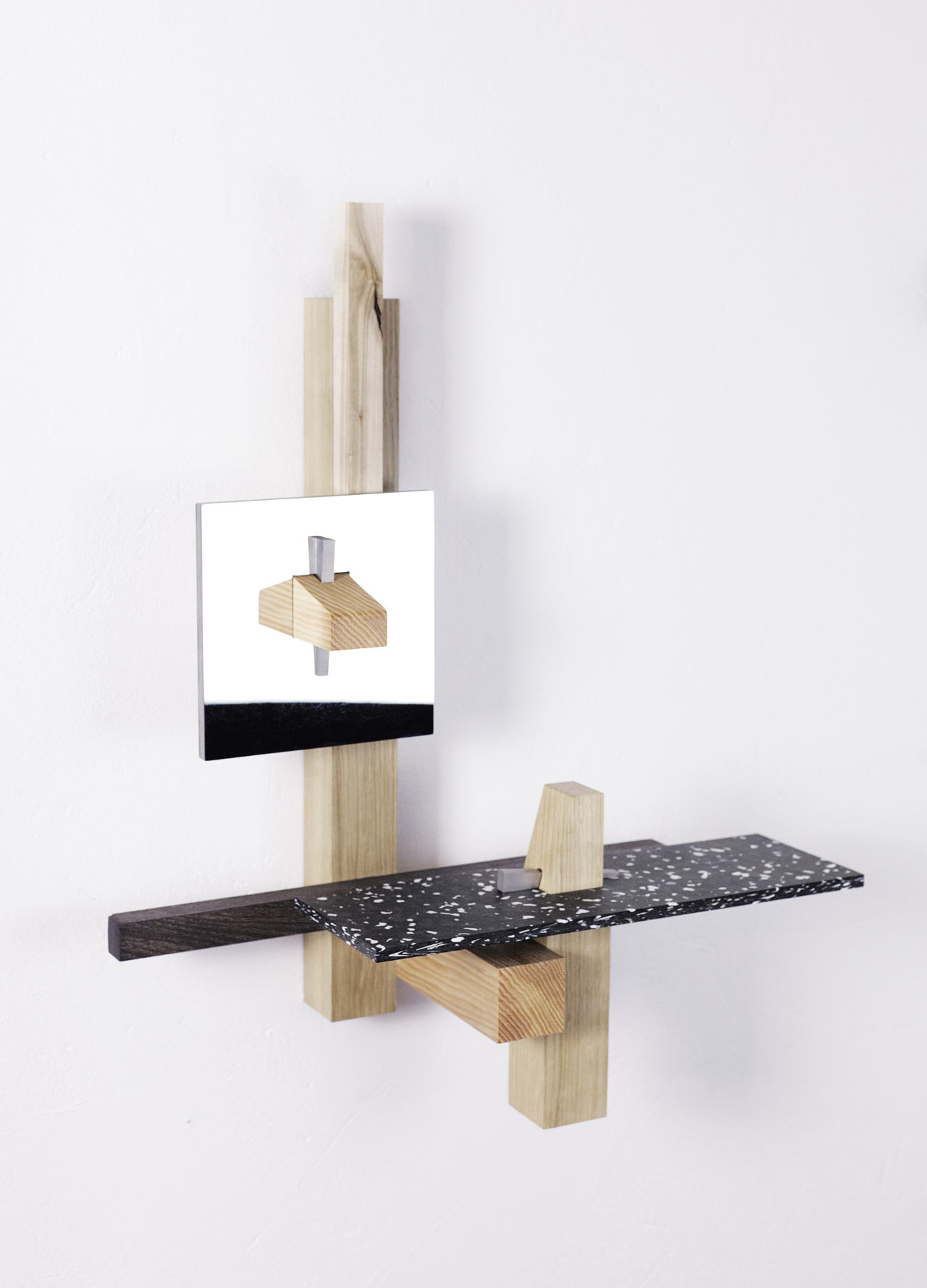 WEDGED WALL MIRROR